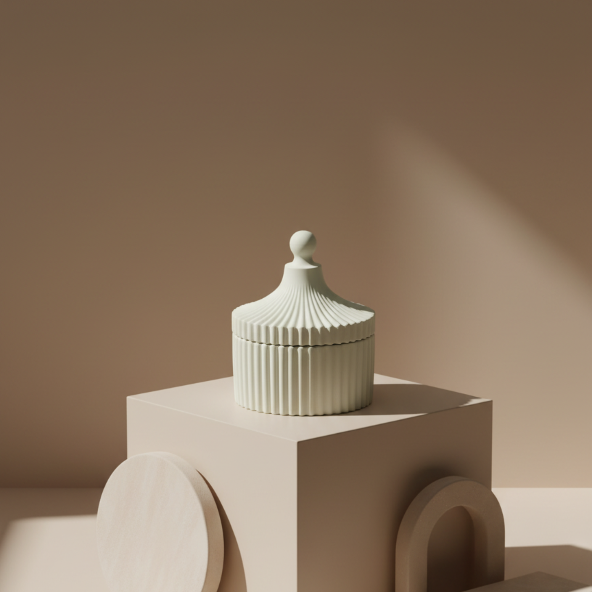 Contenitore Ribbed Minimal