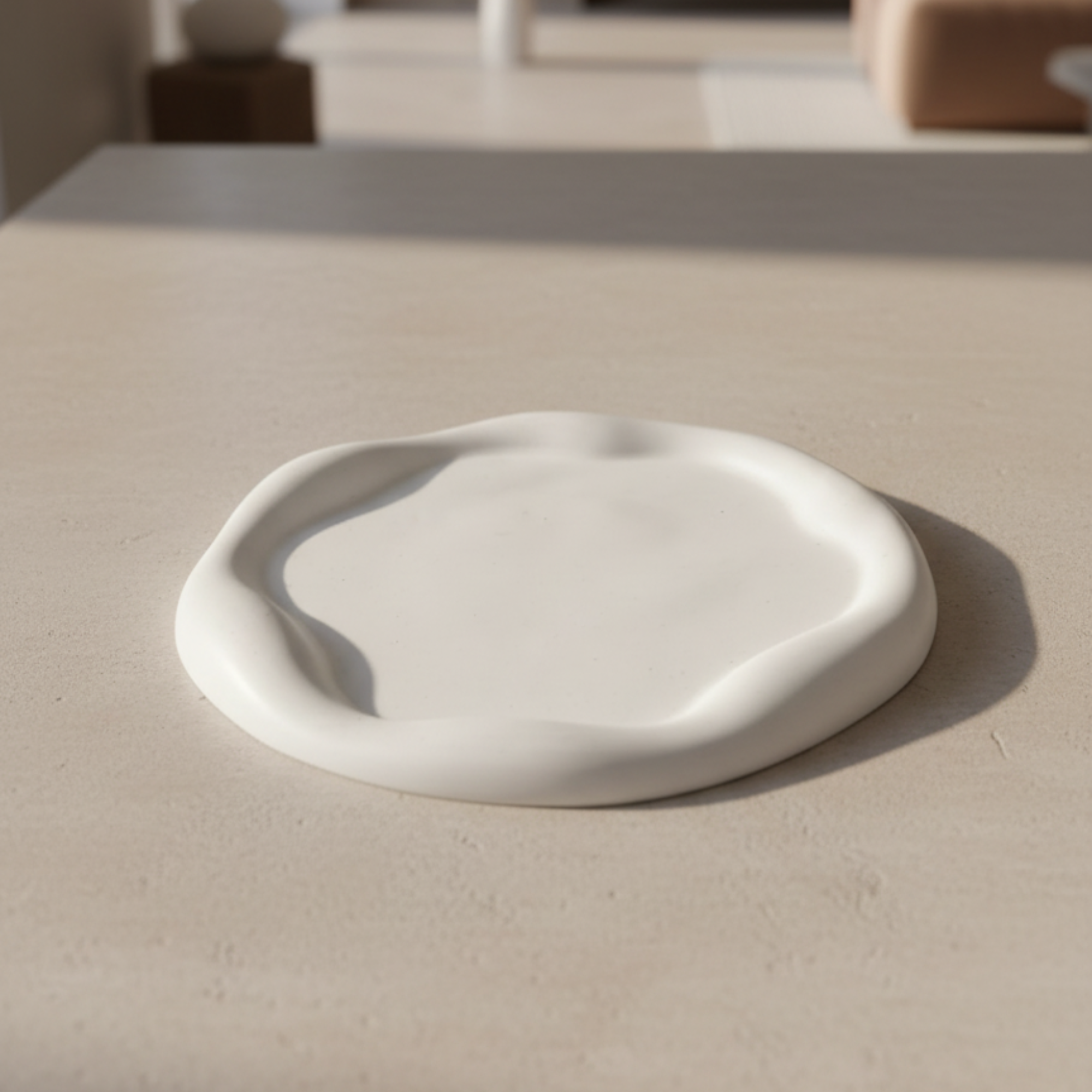 Vassoio Wavy in Stile Minimal