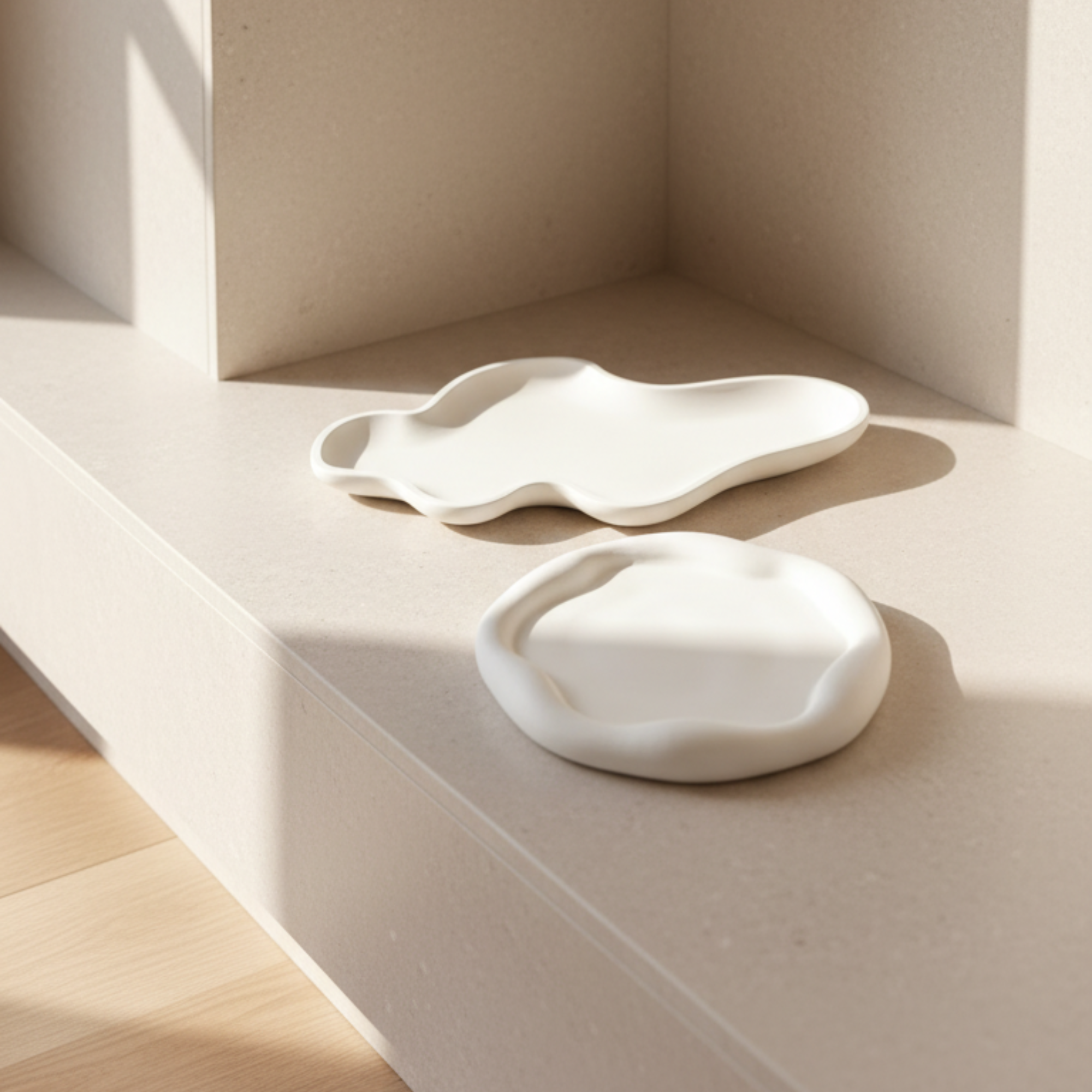 Vassoio Wavy in Stile Minimal