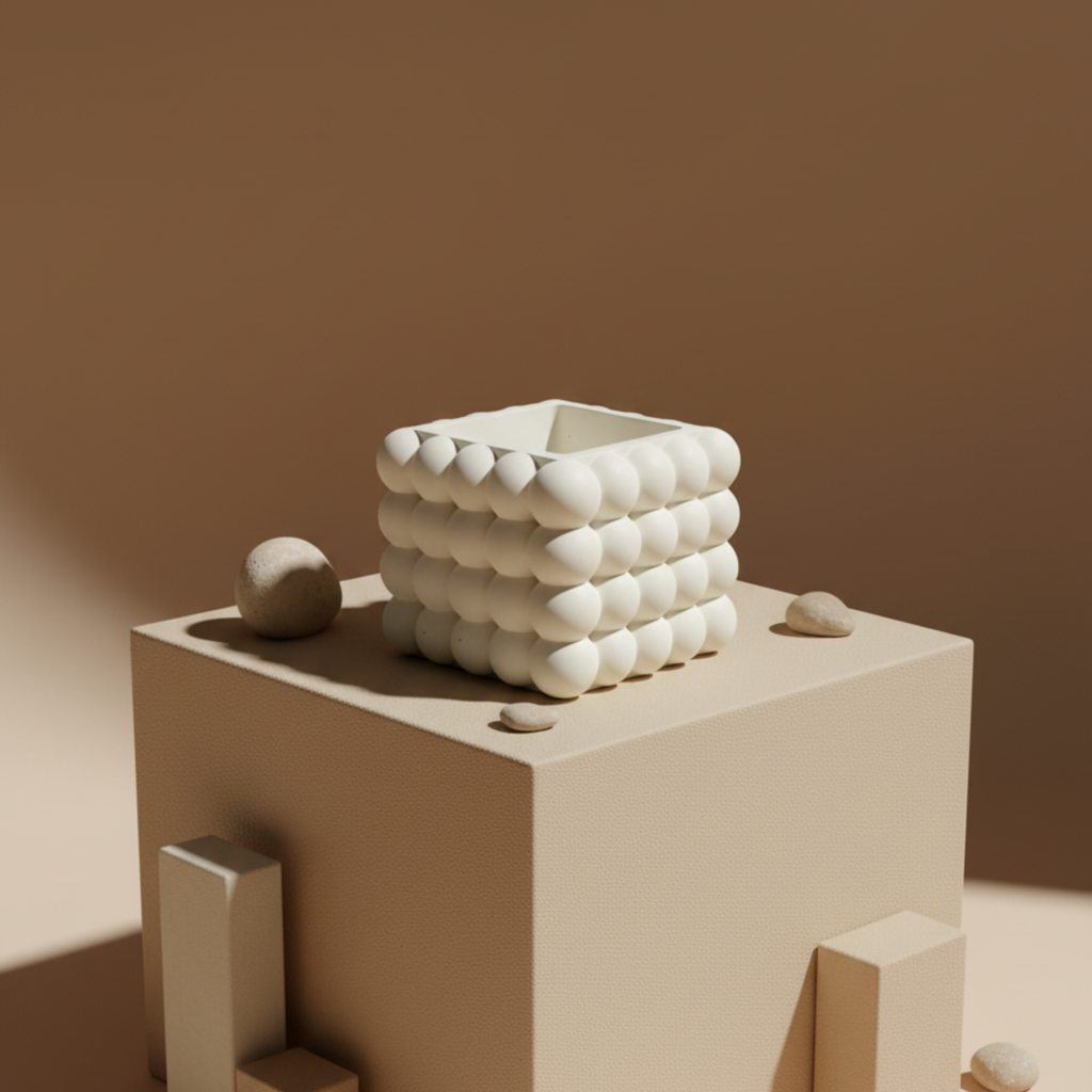 Contenitore Bubble Cube Minimal