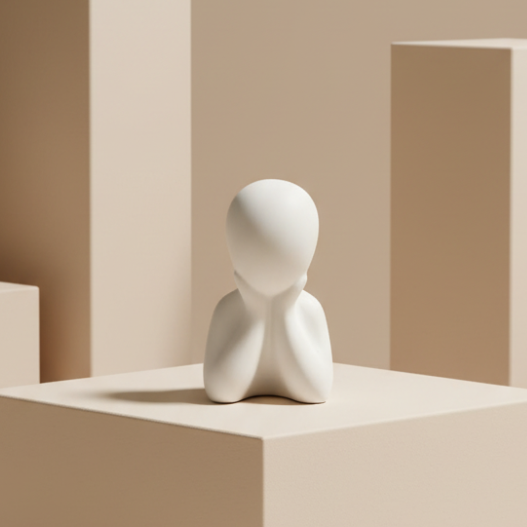 Scultura Minimal Famiglia