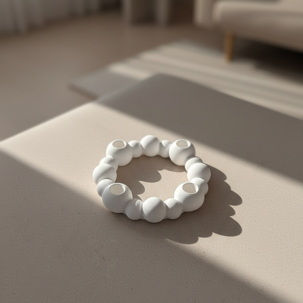 Centrotavola Invernale Portacandela