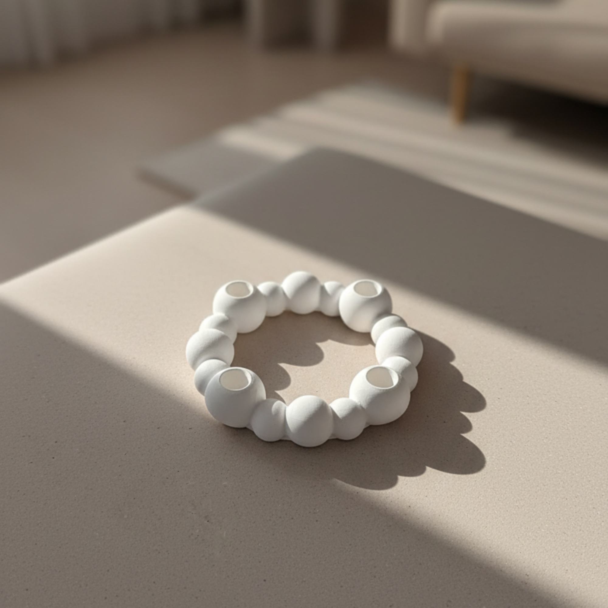 Centrotavola Invernale Portacandela