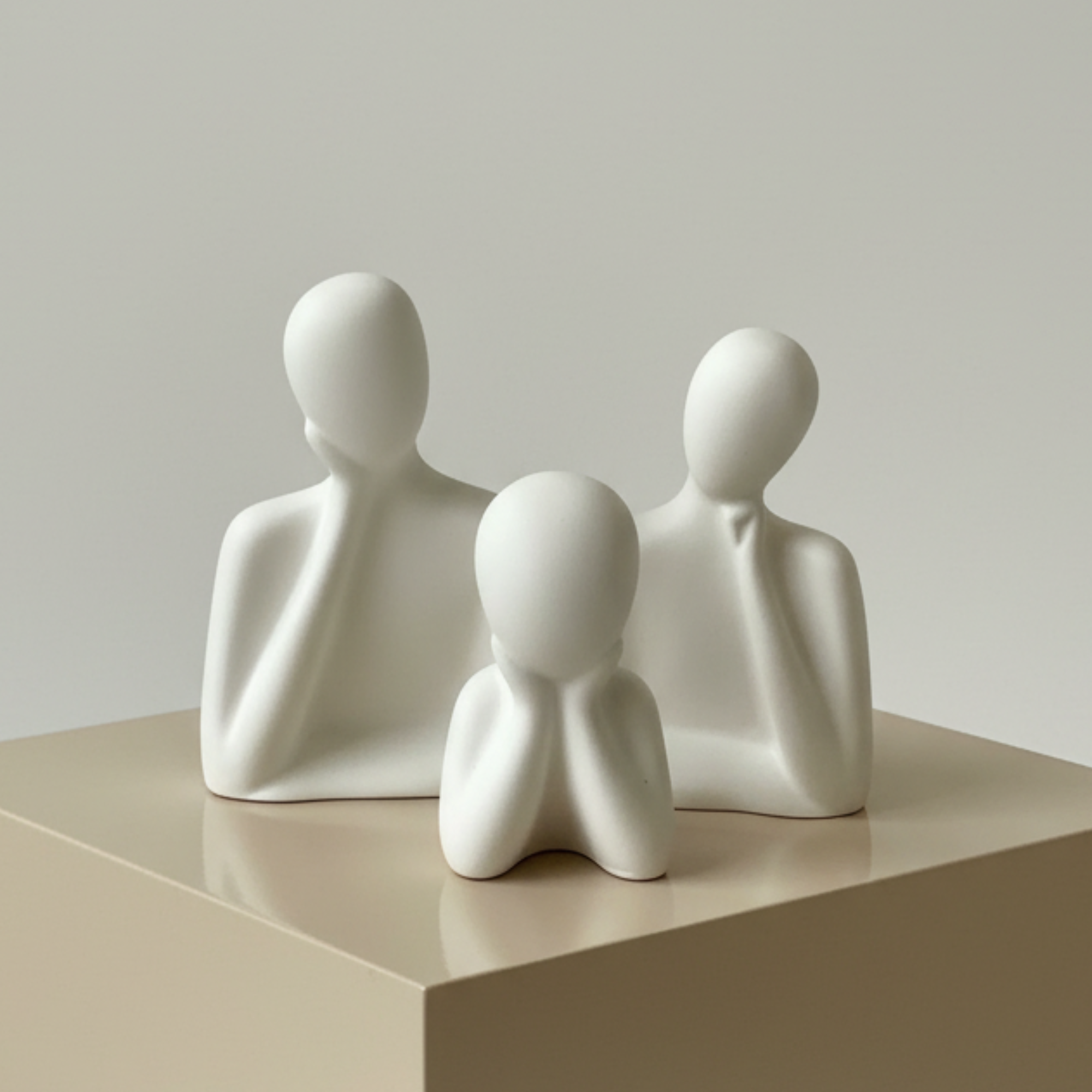 Scultura Minimal Famiglia