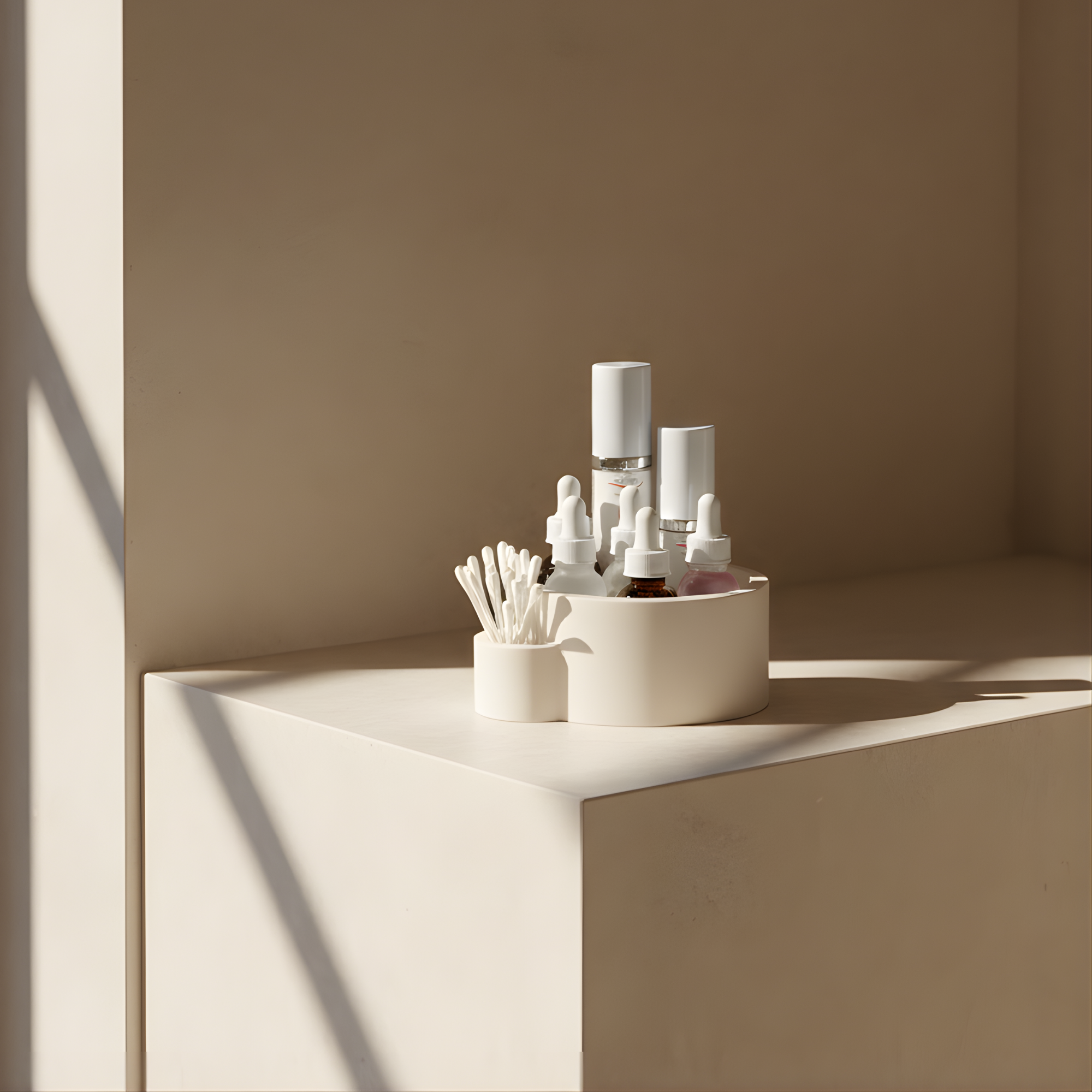 Ciotola Minimal con Scomparto Laterale