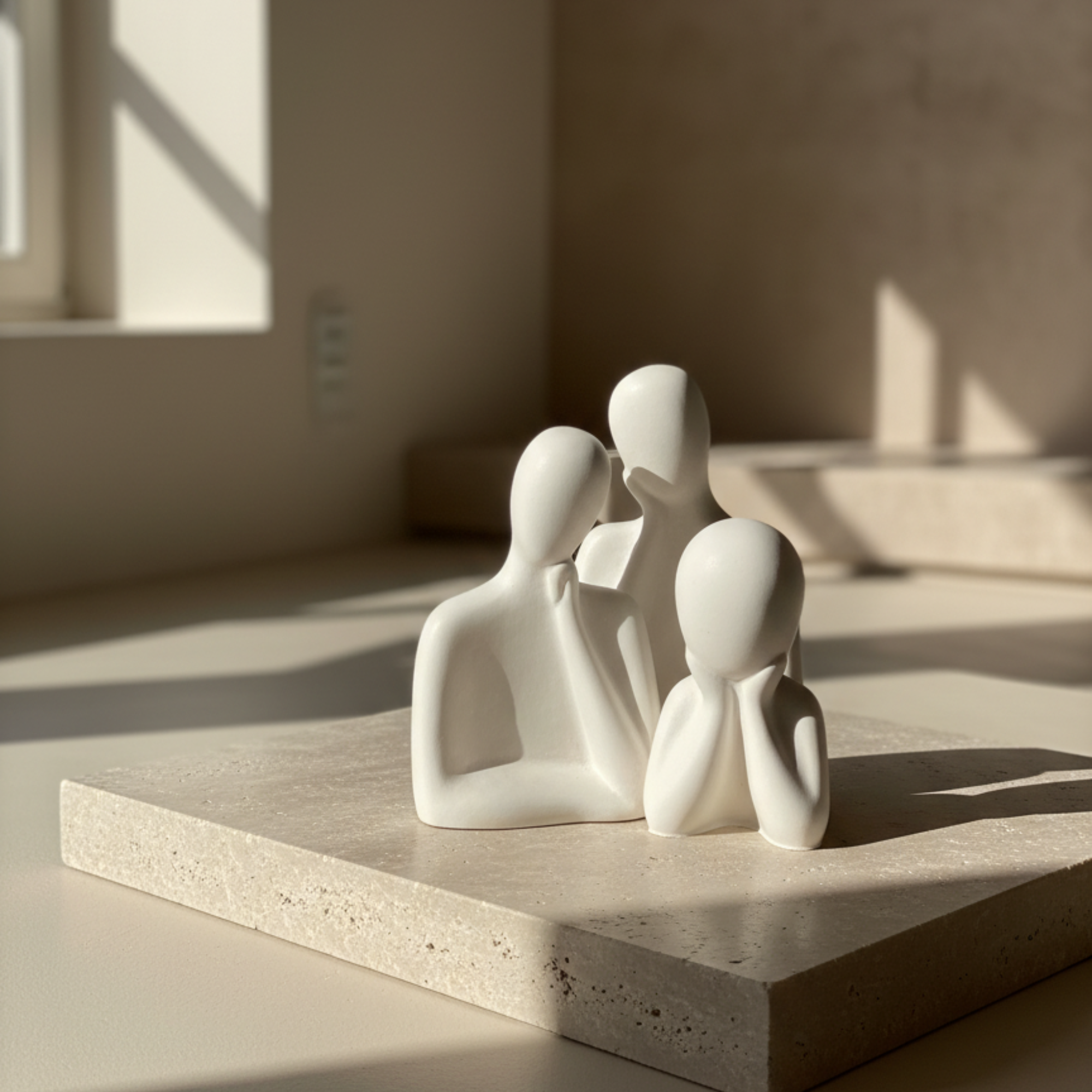 Scultura Minimal Famiglia