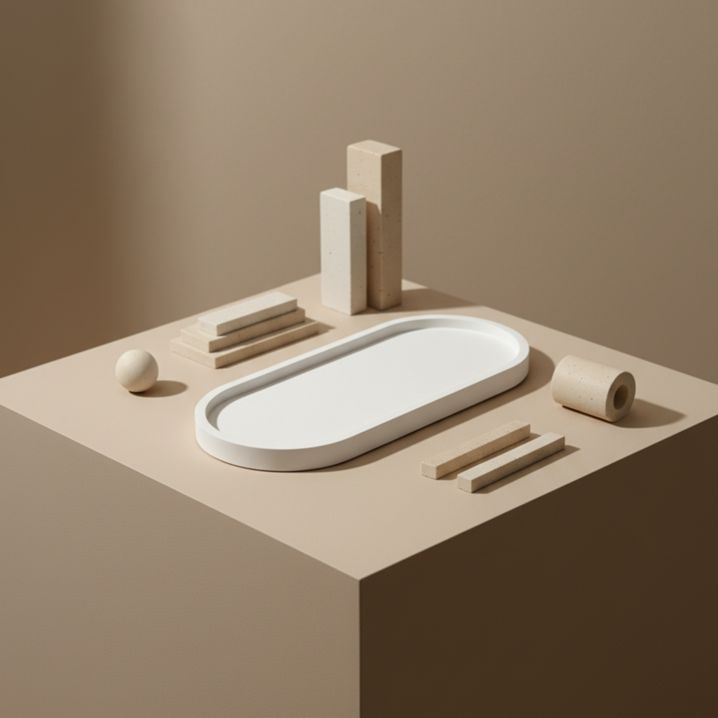 Vassoio Ovale Minimal